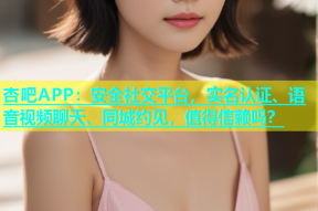 杏吧APP：安全社交平台，实名认证、语音视频聊天、同城约见，值得信赖吗？