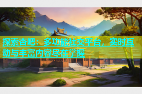 探索杏吧：多功能社交平台，实时互动与丰富内容尽在掌握