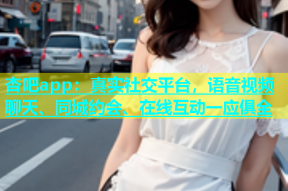 杏吧app：真实社交平台，语音视频聊天、同城约会、在线互动一应俱全