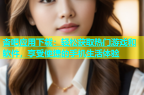 杏吧应用下载：轻松获取热门游戏和软件，享受便捷的手机生活体验