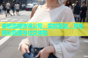 杏吧直播传谋公司：实时互动，尽享精彩直播与社交体验