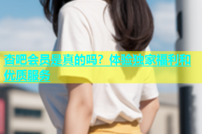 杏吧会员是真的吗？体验独家福利和优质服务