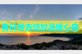 春日微杏绽放温暖心扉