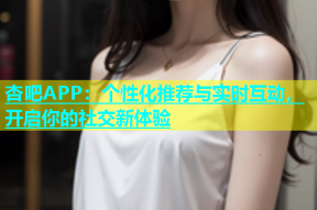 杏吧APP：个性化推荐与实时互动，开启你的社交新体验