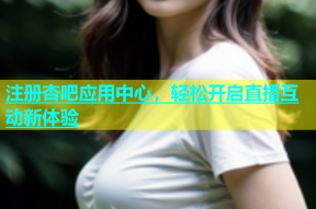 注册杏吧应用中心，轻松开启直播互动新体验