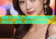 杏吧3000里人气最高的角色带你探索社交、游戏、创作的无限可能