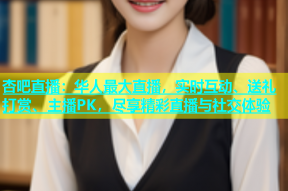 杏吧直播：华人最大直播，实时互动、送礼打赏、主播PK，尽享精彩直播与社交体验