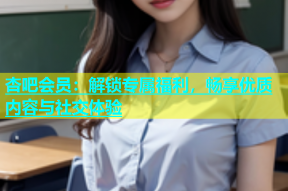 杏吧会员：解锁专属福利，畅享优质内容与社交体验