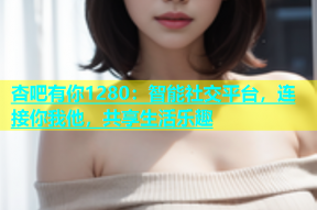 杏吧有你1280：智能社交平台，连接你我他，共享生活乐趣