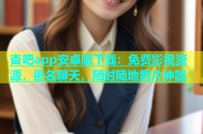 杏吧app安卓版下载：免费影视资源，匿名聊天，随时随地看片神器