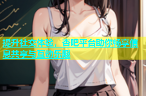 提升社交体验，杏吧平台助你畅享信息共享与互动乐趣
