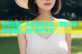 杏吧直播：高清视频互动，实时双向视频通话，提升用户体验