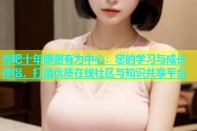 杏吧十年感谢有为中心：您的学习与成长伴侣，打造优质在线社区与知识共享平台