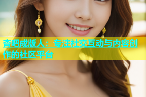 杏吧成版人：专注社交互动与内容创作的社区平台