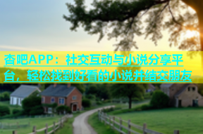 杏吧APP：社交互动与小说分享平台，轻松找到好看的小说并结交朋友