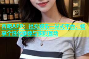 杏吧APP：社交娱乐一站式平台，畅享个性化推荐与实时互动