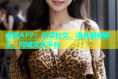 杏吧APP：真实社交、语音视频聊天、同城交友平台