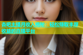 杏吧主播月收入揭秘：轻松赚取丰厚收益的直播平台
