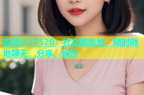 杏吧APP520：社交聚集地，随时随地聊天、分享、娱乐