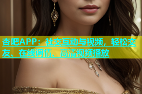 杏吧APP：社交互动与视频，轻松交友、在线调情、高清视频播放